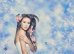 весенний коллаж