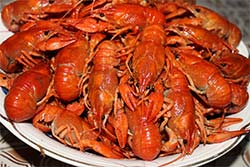 Вареные раки Раки