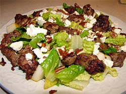 салат из куриной печени салат из куриной печени
