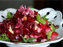 салат свекла и яблоки